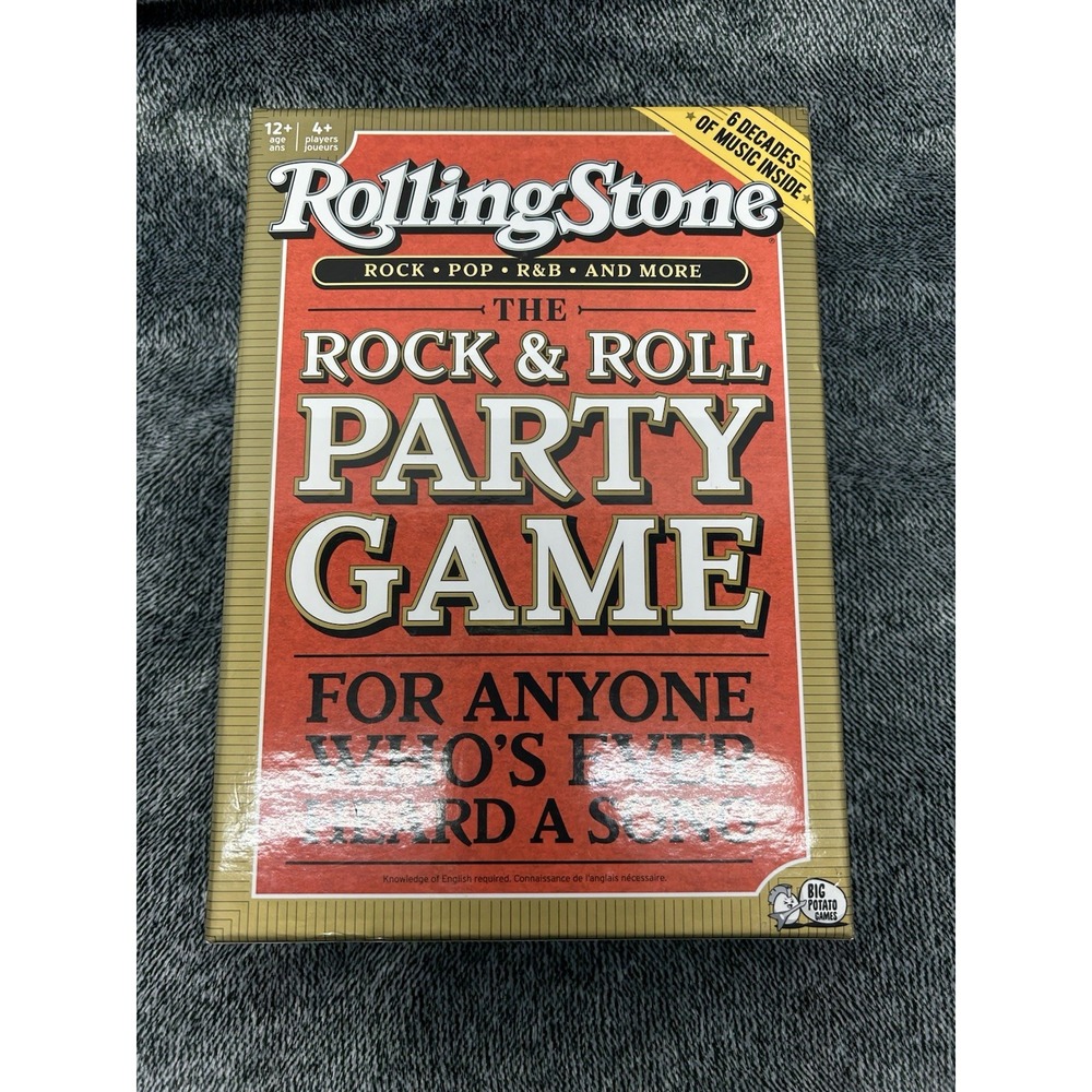 Rolling Stone Rock & Roll Party Game [Card Game] 778988297209  (SH9)